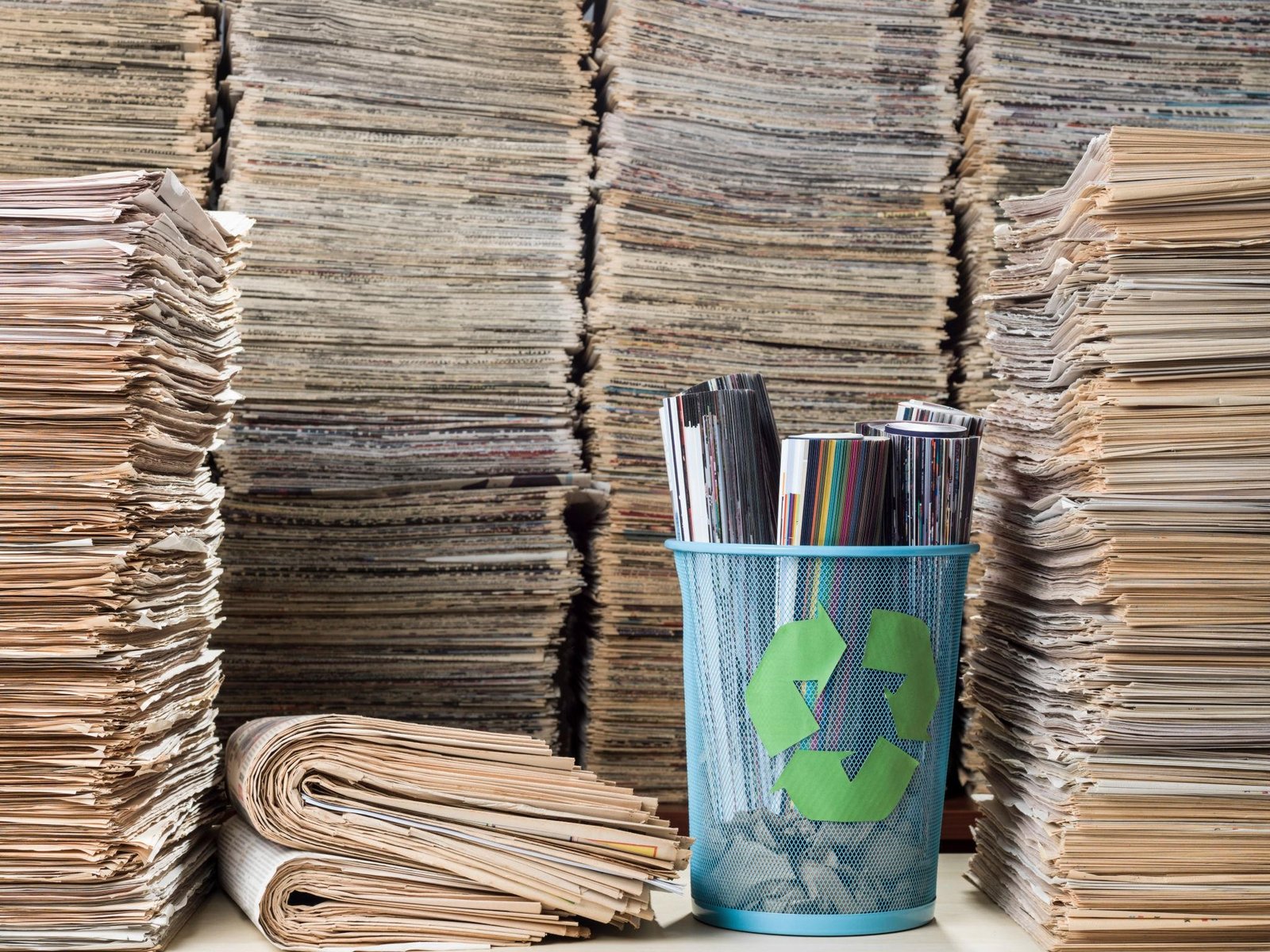 Ankara gazete ve dergi alımı bağlı kağıt demetleri