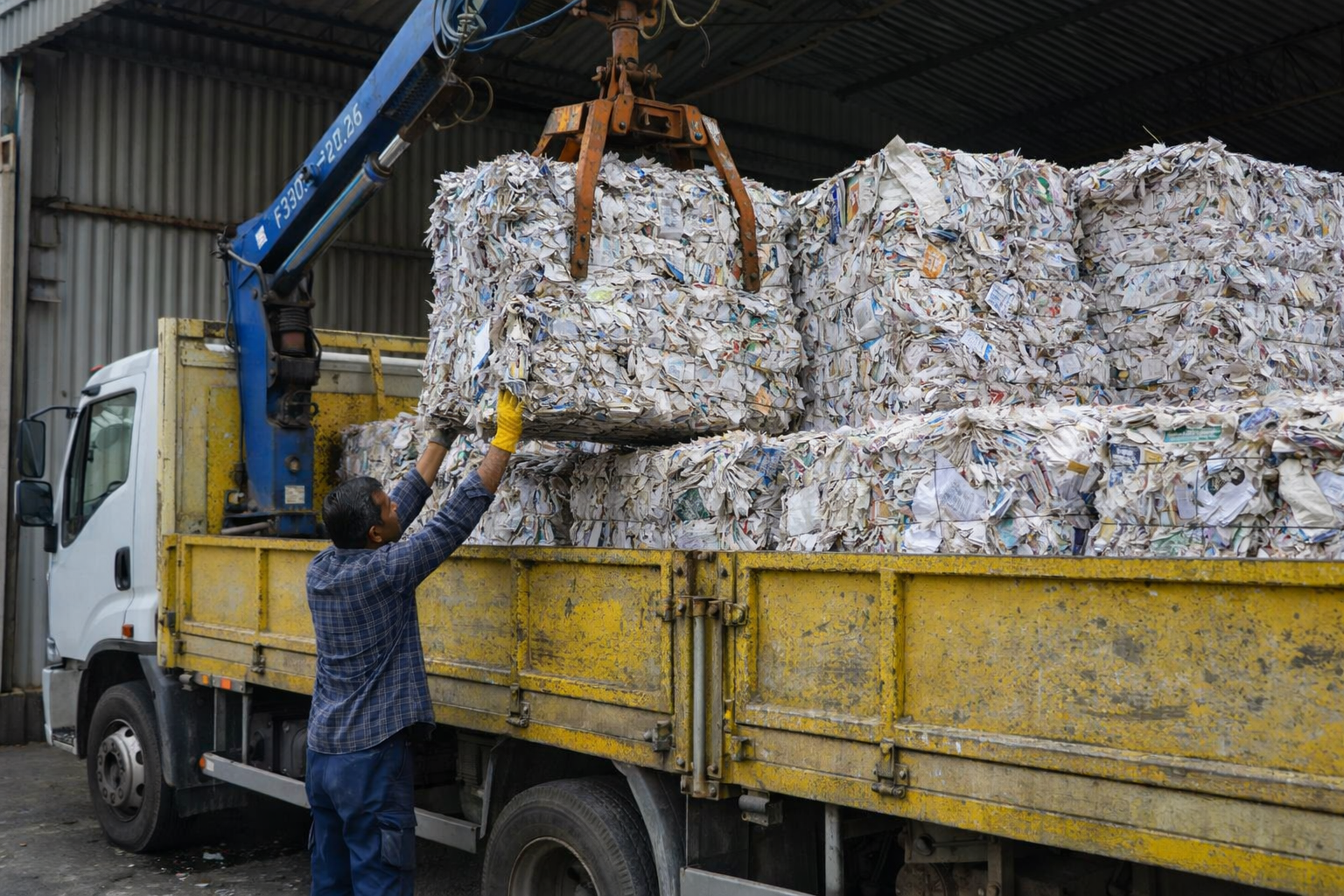 Ankara toplu kağıt alımı kamyon ile yükleme